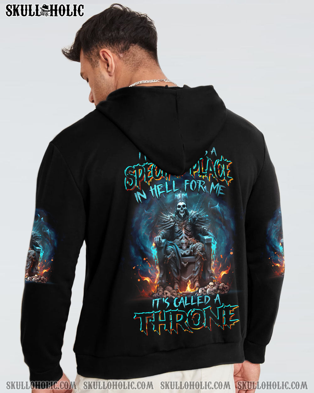 IT’S CALLED A THRONE FIRE SKULL ALL OVER PRINT – TLNZ0404234