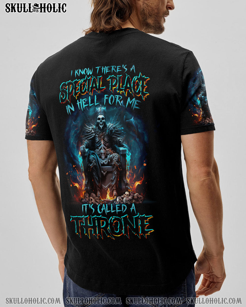 IT’S CALLED A THRONE FIRE SKULL ALL OVER PRINT – TLNZ0404234