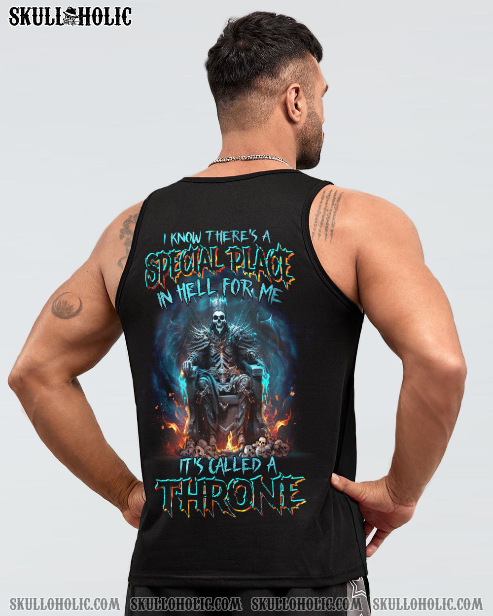 IT’S CALLED A THRONE FIRE SKULL ALL OVER PRINT – TLNZ0404234