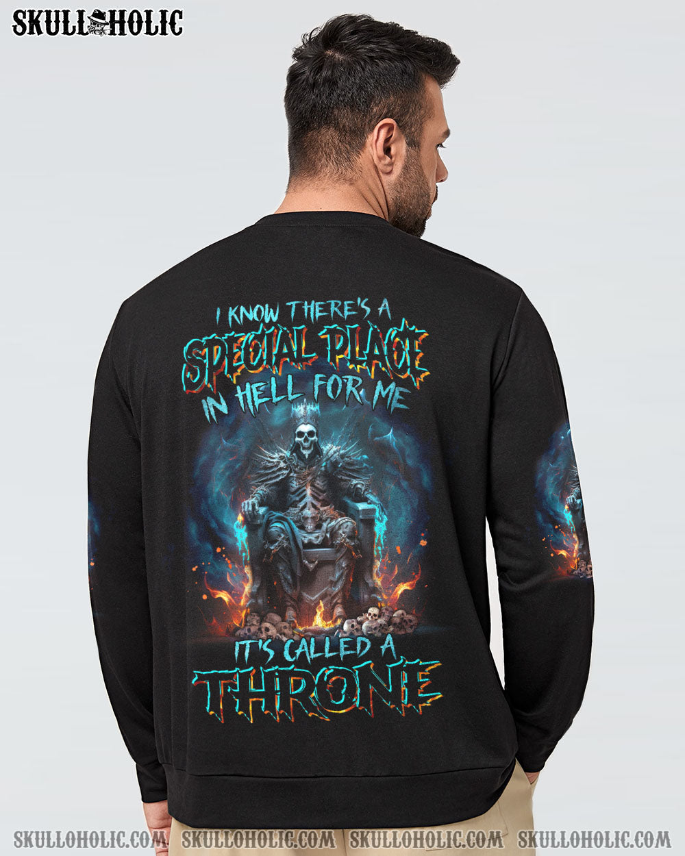 IT’S CALLED A THRONE FIRE SKULL ALL OVER PRINT – TLNZ0404234