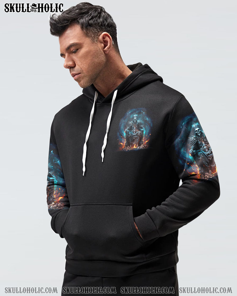 IT’S CALLED A THRONE FIRE SKULL ALL OVER PRINT – TLNZ0404234