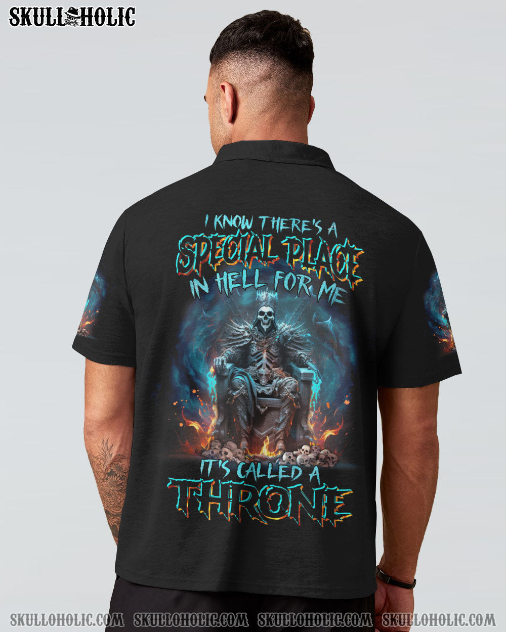 IT’S CALLED A THRONE FIRE SKULL ALL OVER PRINT – TLNZ0404234