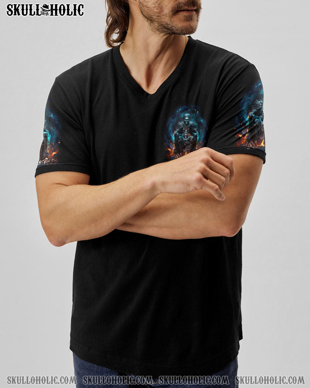 IT’S CALLED A THRONE FIRE SKULL ALL OVER PRINT – TLNZ0404234