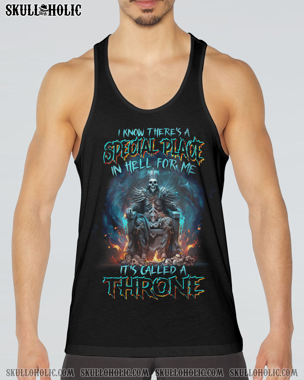 IT’S CALLED A THRONE FIRE SKULL ALL OVER PRINT – TLNZ0404234