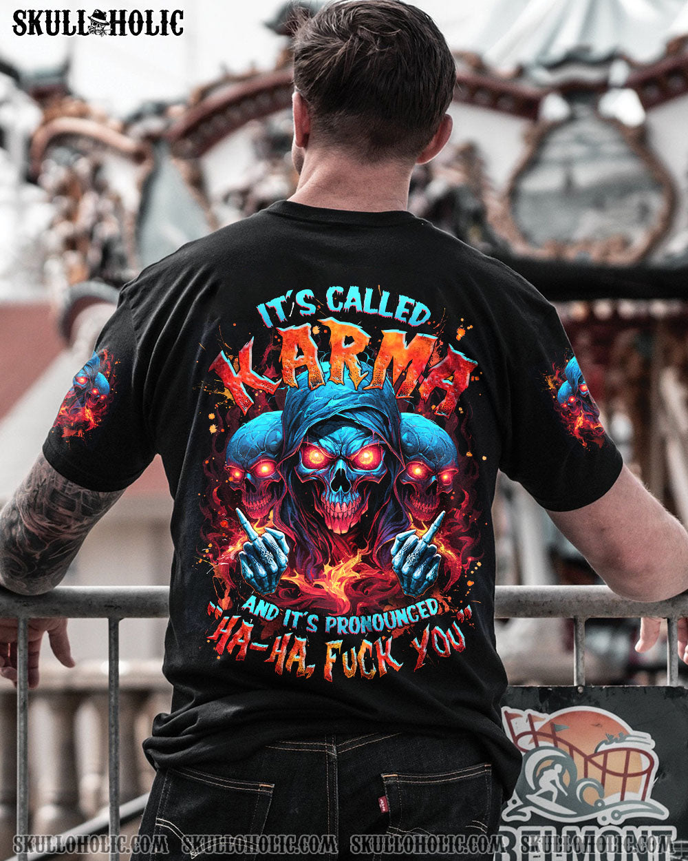 IT’S CALLED KARMA SKULL ALL OVER PRINT – TLNZ3005241