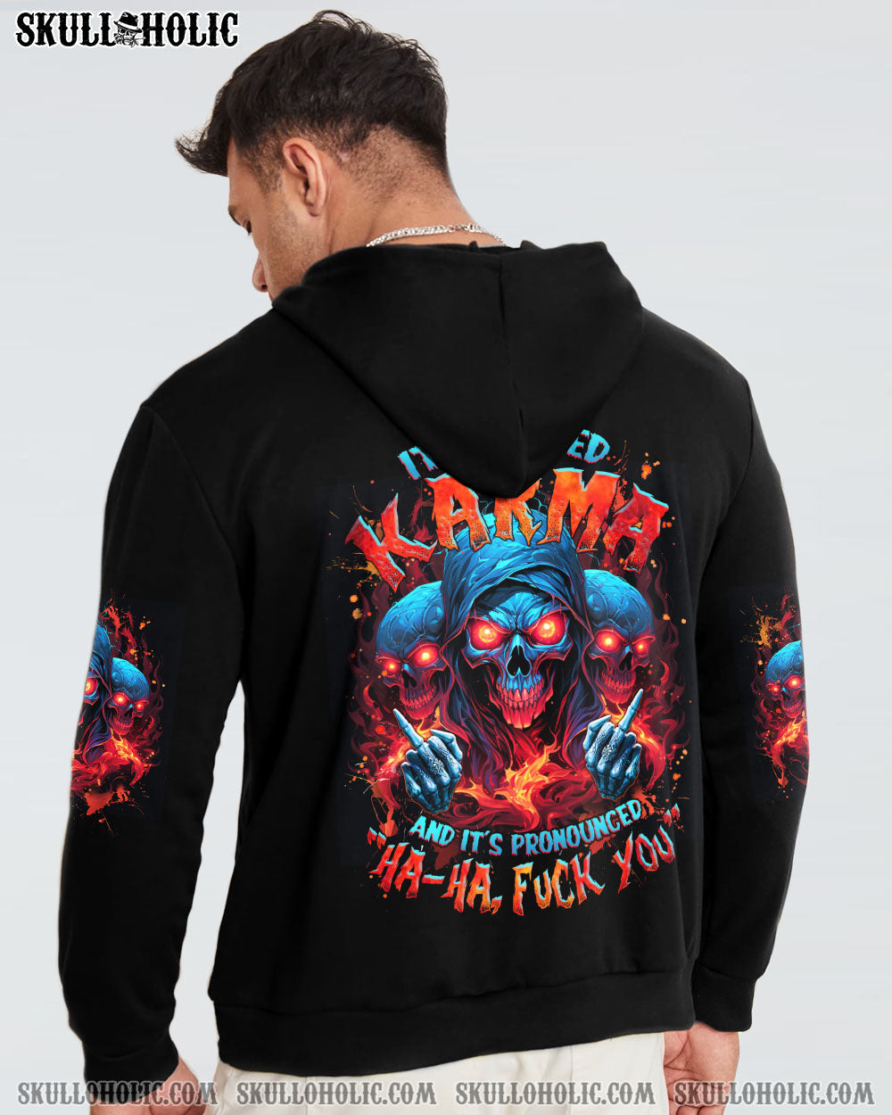 IT’S CALLED KARMA SKULL ALL OVER PRINT – TLNZ3005241