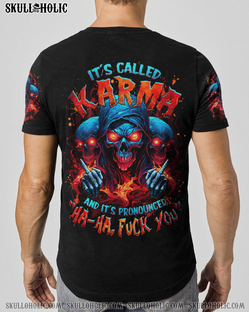 IT’S CALLED KARMA SKULL ALL OVER PRINT – TLNZ3005241