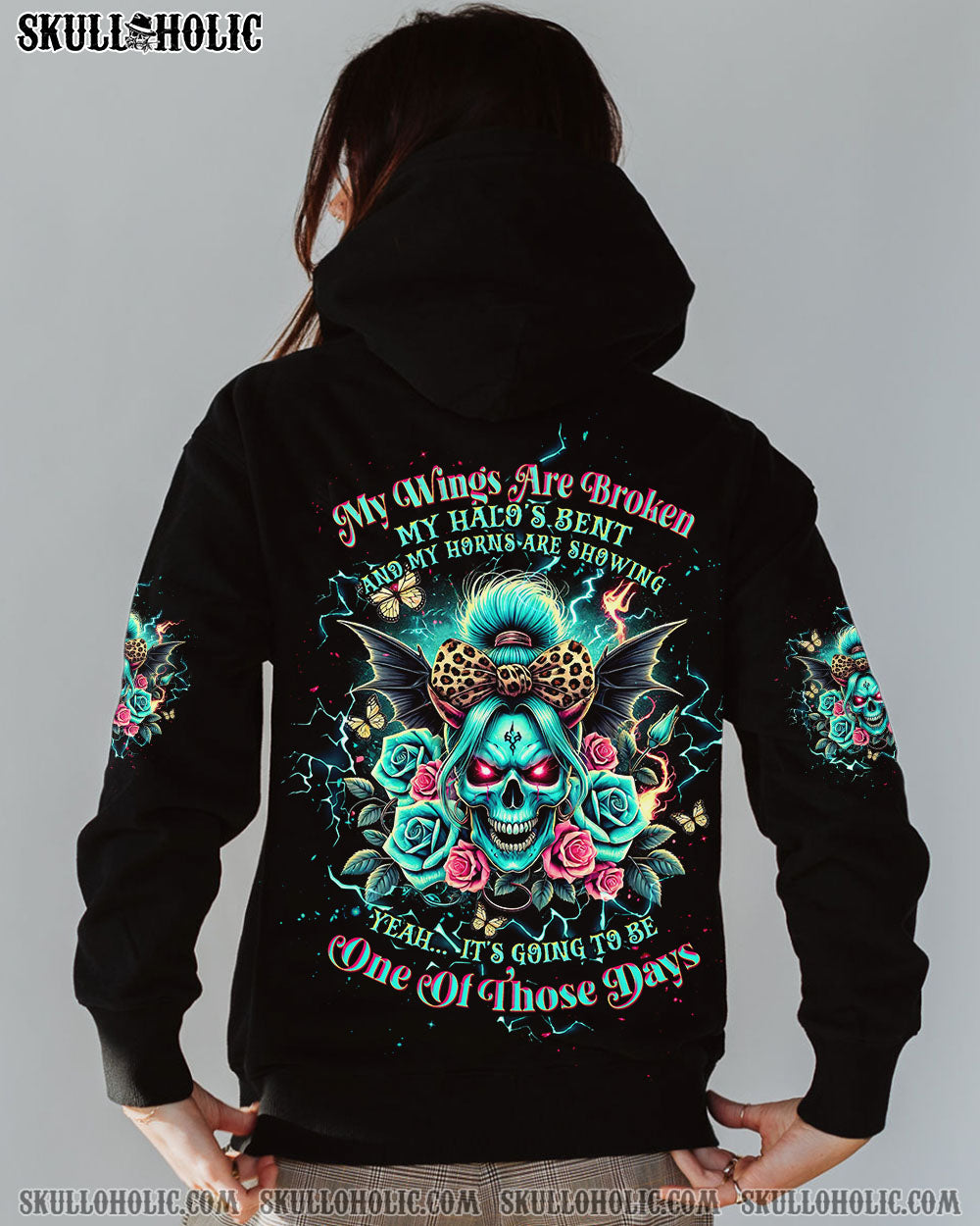 IT’S GOING TO BE ONE OF THOSE DAYS MESSY BUN ALL OVER PRINT – TLTW2407241