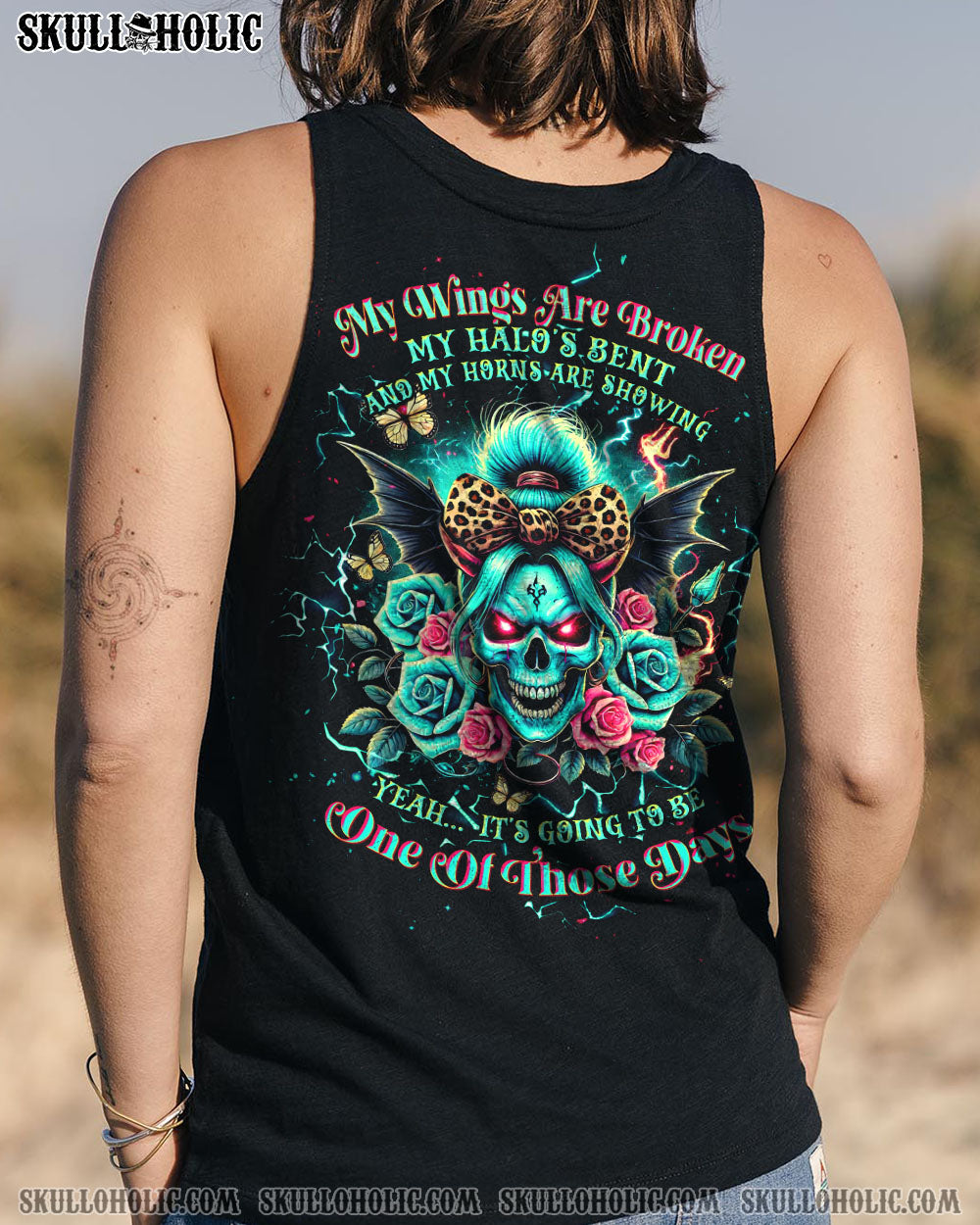 IT’S GOING TO BE ONE OF THOSE DAYS MESSY BUN ALL OVER PRINT – TLTW2407241