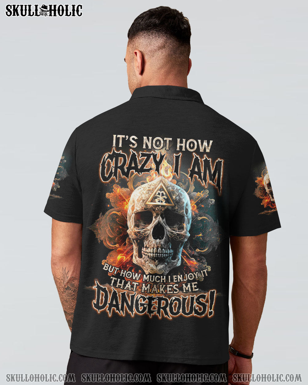 IT’S NOT HOW CRAZY I AM FIRE SKULL ALL OVER PRINT – TLTM1002233