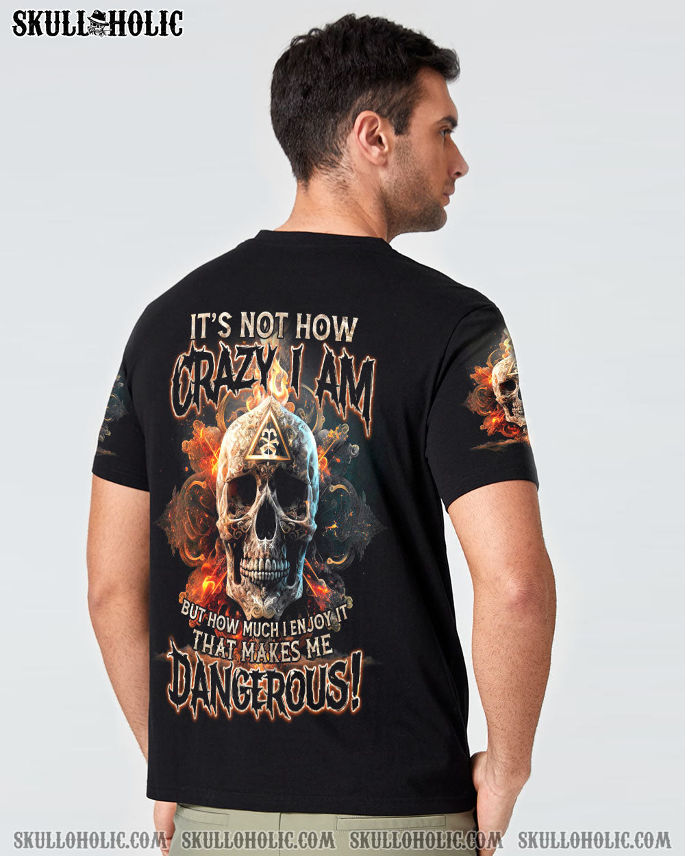 IT’S NOT HOW CRAZY I AM FIRE SKULL ALL OVER PRINT – TLTM1002233