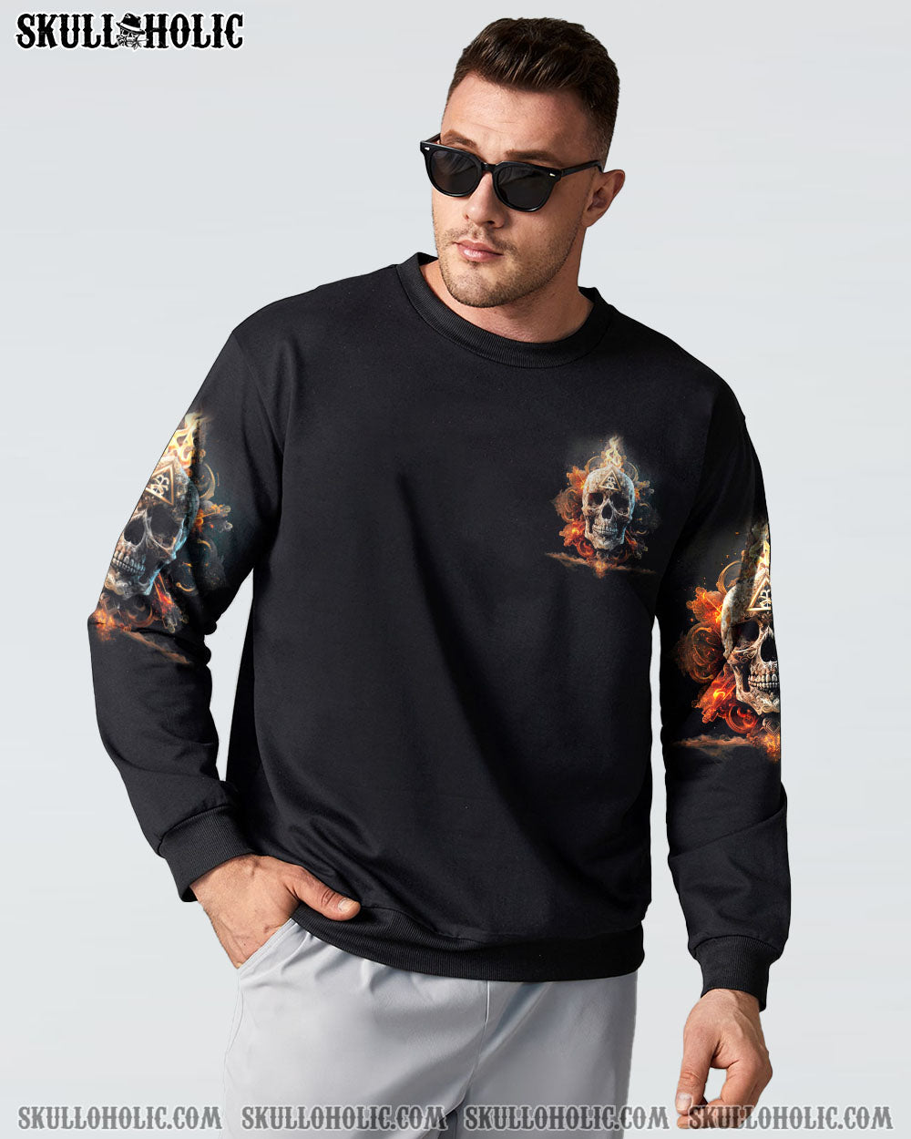 IT’S NOT HOW CRAZY I AM FIRE SKULL ALL OVER PRINT – TLTM1002233