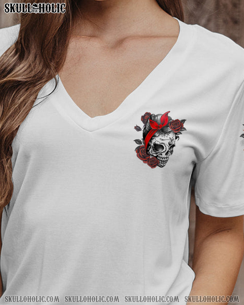 JUST A WOMAN WHO LOVES SKULLS AND HAS TATTOOS ALL OVER PRINT – TLTR0103231