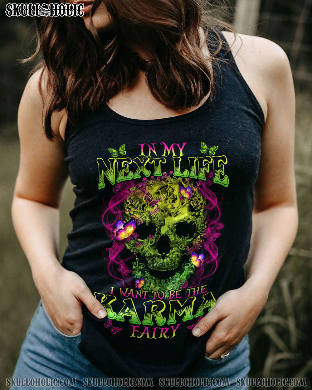 KARMA FAIRY BUTTERFLY SKULL ALL OVER PRINT – TLTY1712222