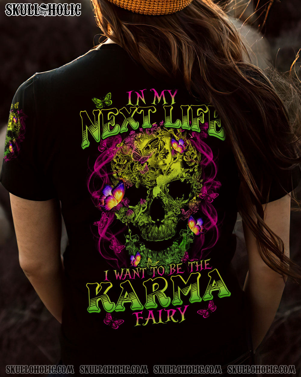 KARMA FAIRY BUTTERFLY SKULL ALL OVER PRINT – TLTY1712222