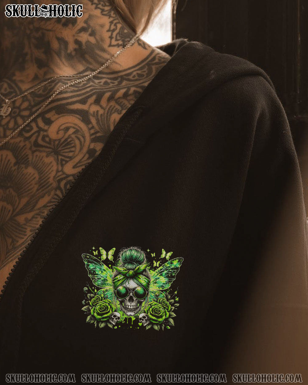 KARMA FAIRY MESSY BUN ALL OVER PRINT – TYHI0805241