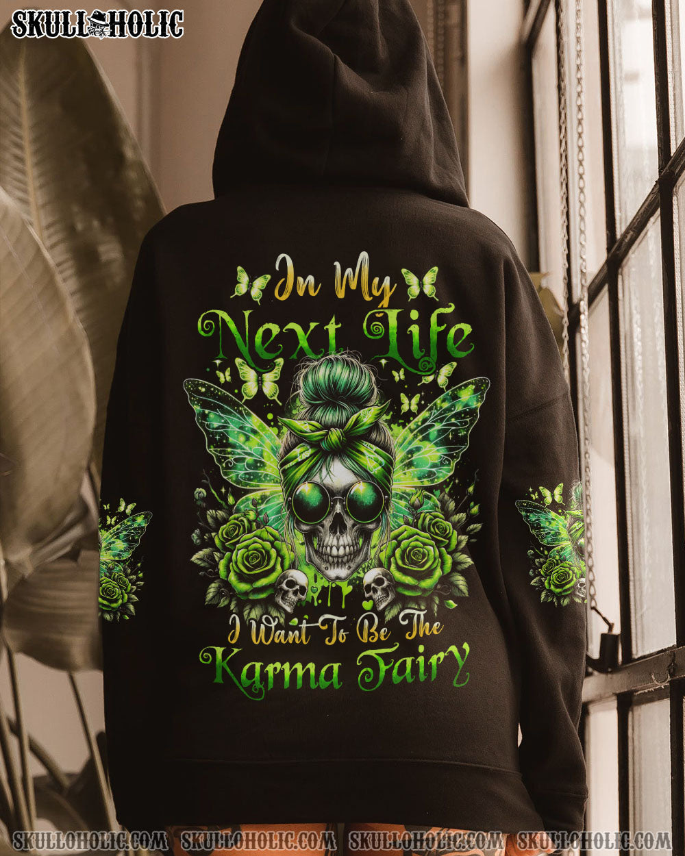 KARMA FAIRY MESSY BUN ALL OVER PRINT – TYHI0805241