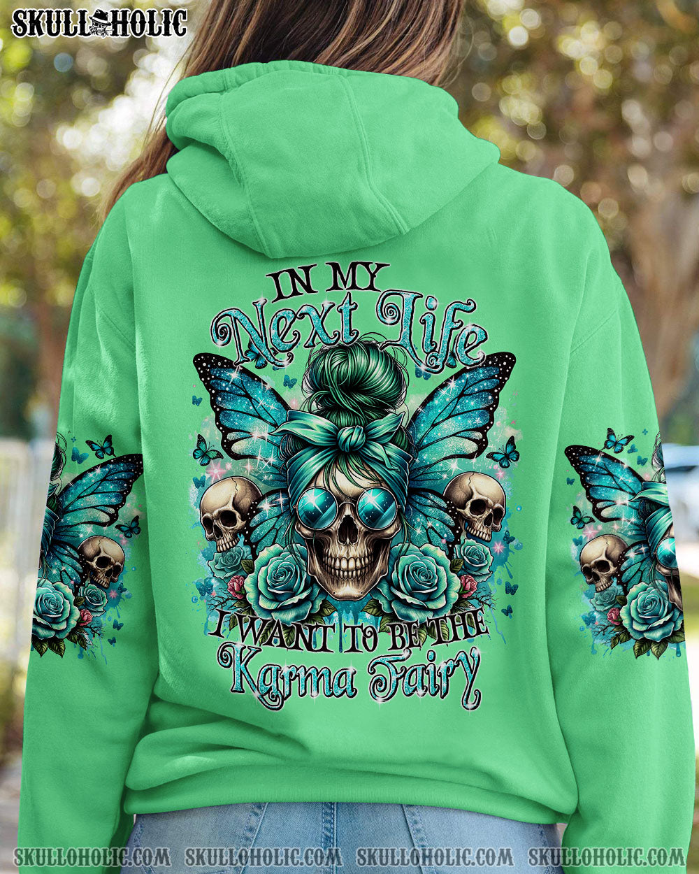 KARMA FAIRY MESSY BUN ALL OVER PRINT – TYTM0705244