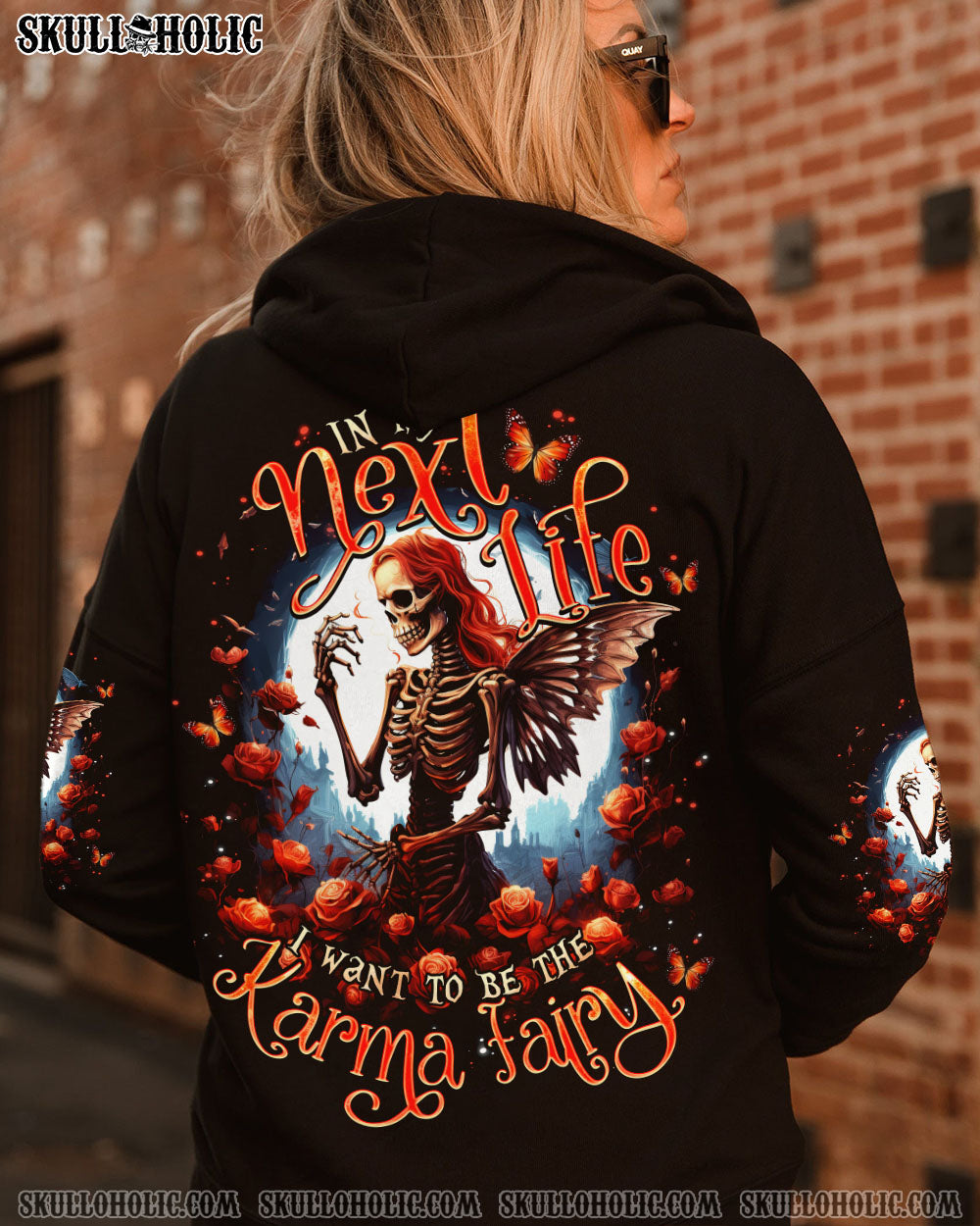 KARMA FAIRY SKELETON ROSE MOON ALL OVER PRINT – TLNO2107233