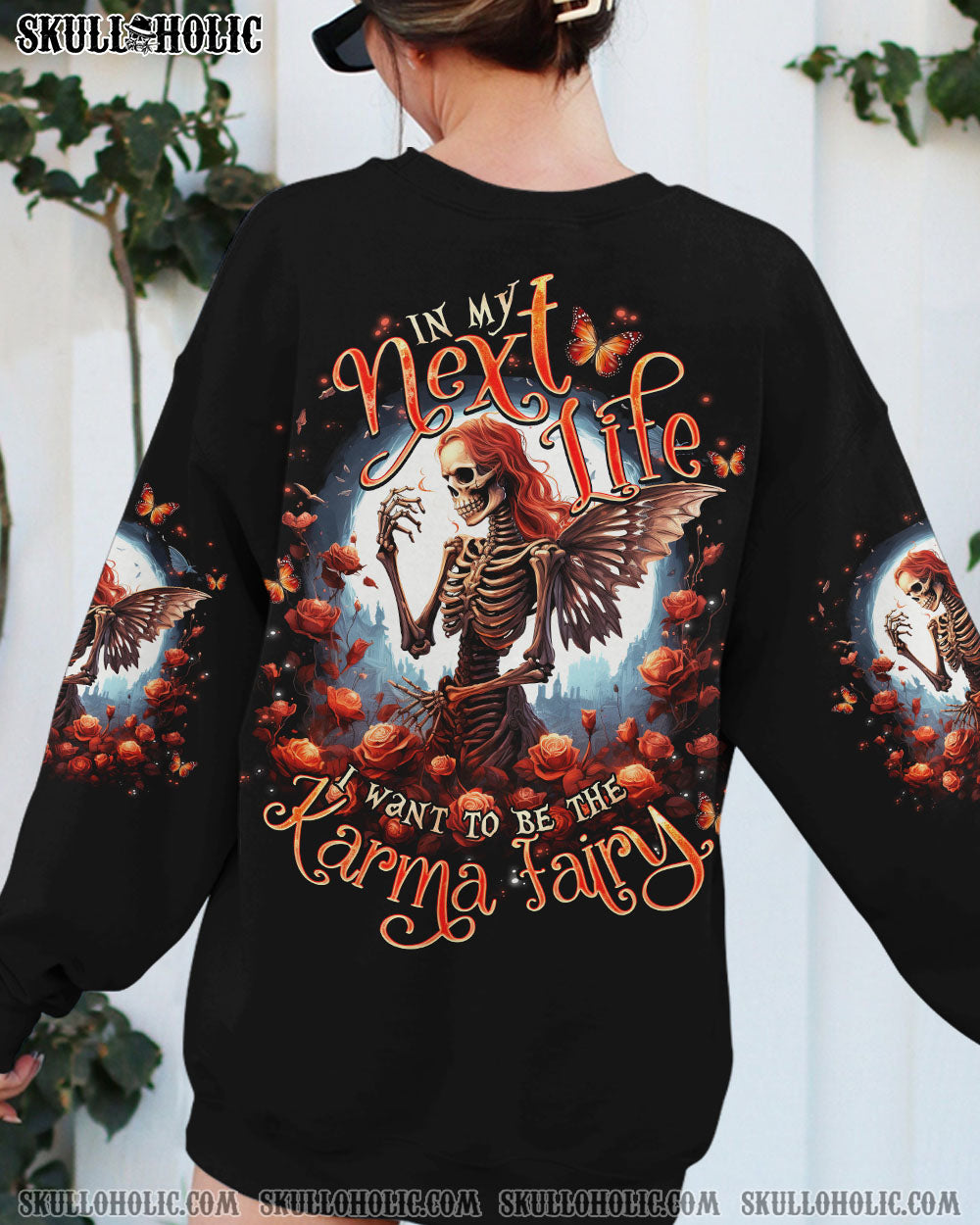 KARMA FAIRY SKELETON ROSE MOON ALL OVER PRINT – TLNO2107233