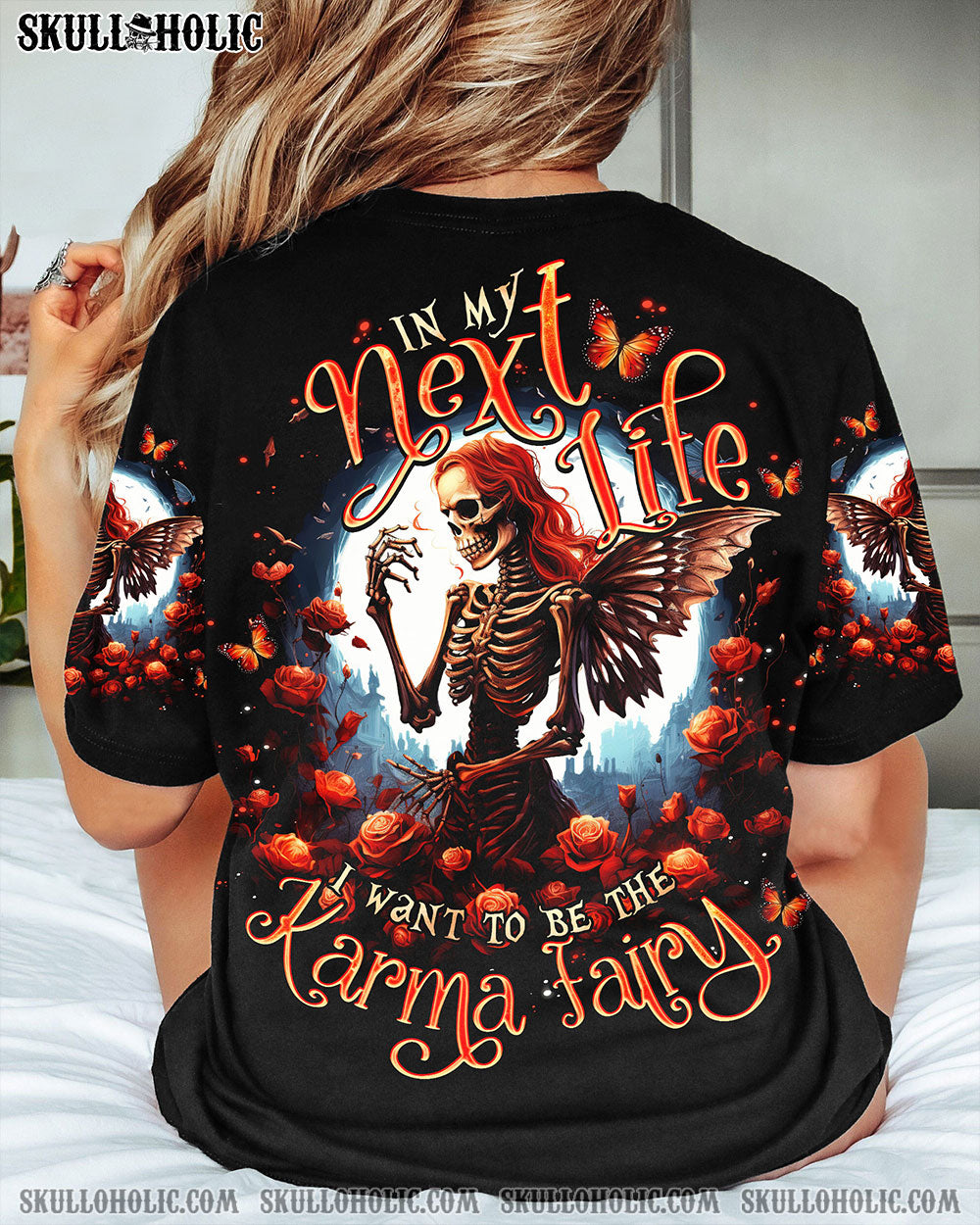 KARMA FAIRY SKELETON ROSE MOON ALL OVER PRINT – TLNO2107233