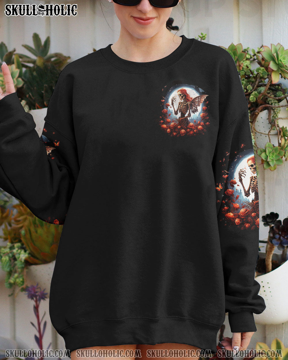 KARMA FAIRY SKELETON ROSE MOON ALL OVER PRINT – TLNO2107233