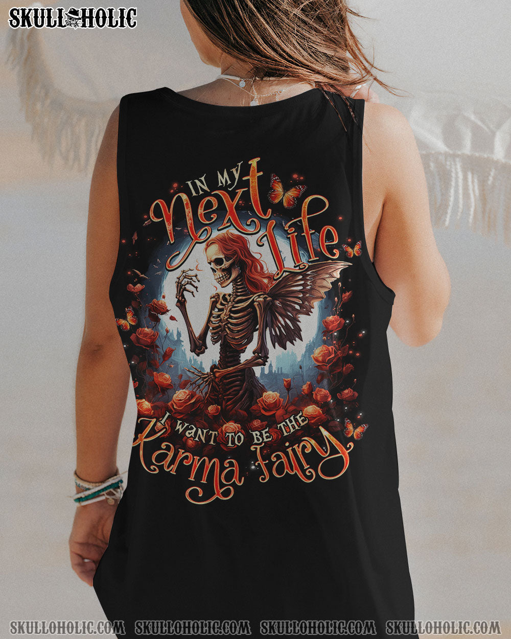 KARMA FAIRY SKELETON ROSE MOON ALL OVER PRINT – TLNO2107233