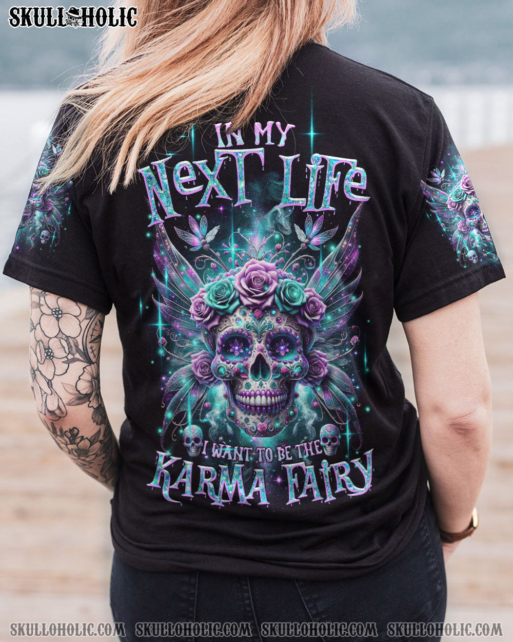 KARMA FAIRY SKULL ALL OVER PRINT – TLTR3110232