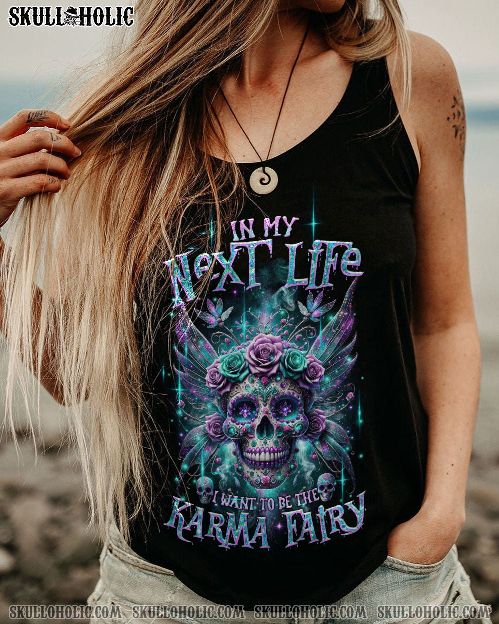 KARMA FAIRY SKULL ALL OVER PRINT – TLTR3110232