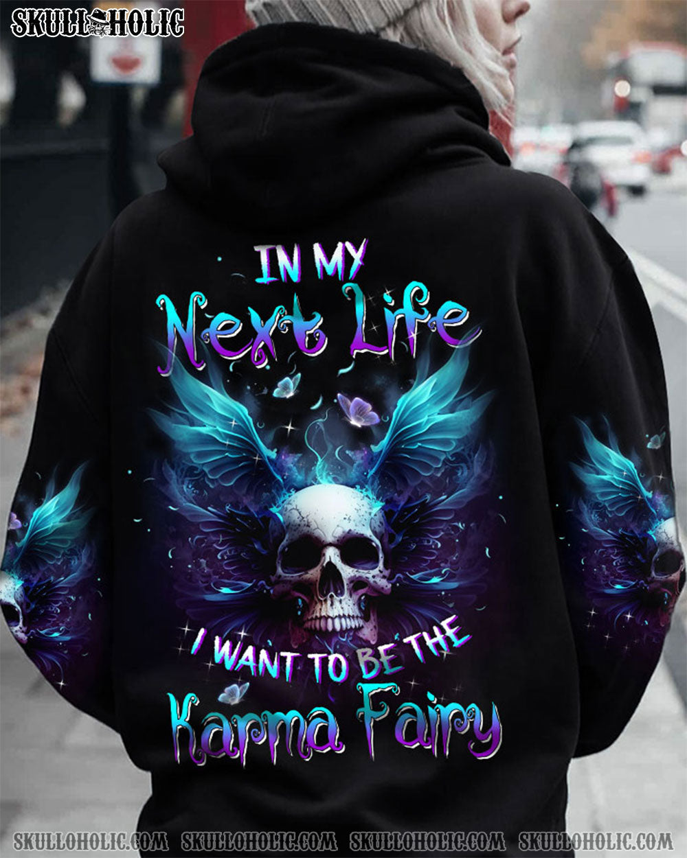 KARMA FAIRY SKULL ALL OVER PRINT - TLTW0802235