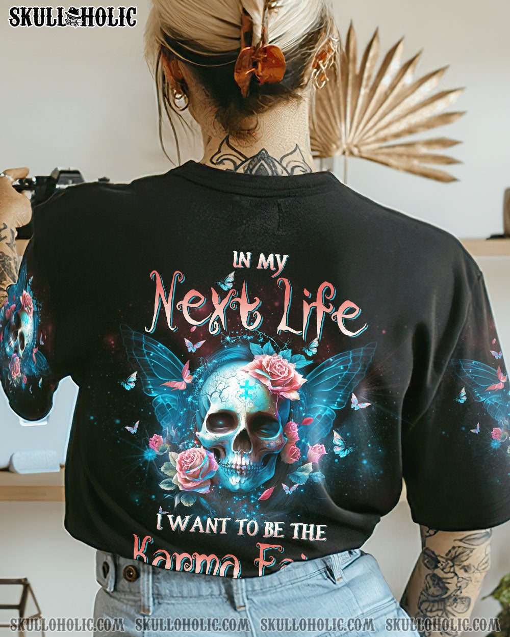 KARMA FAIRY SKULL ALL OVER PRINT – YHDU0703231