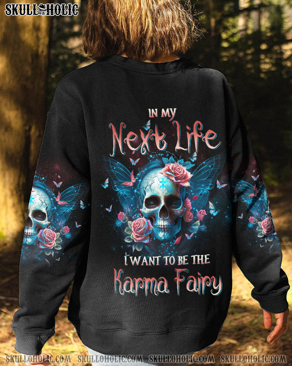 KARMA FAIRY SKULL ALL OVER PRINT – YHDU0703231