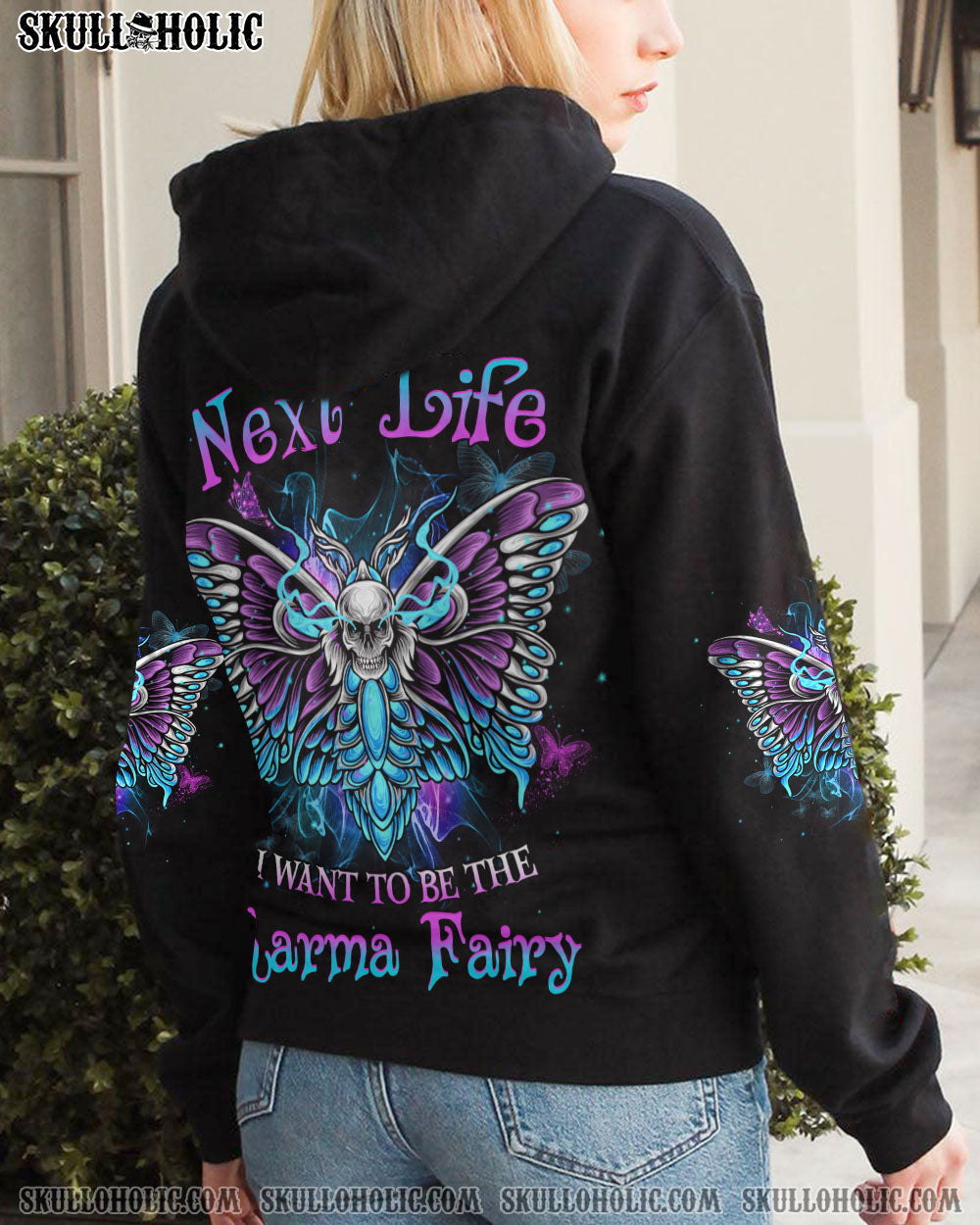 KARMA FAIRY SKULL ALL OVER PRINT – YHHG0702231