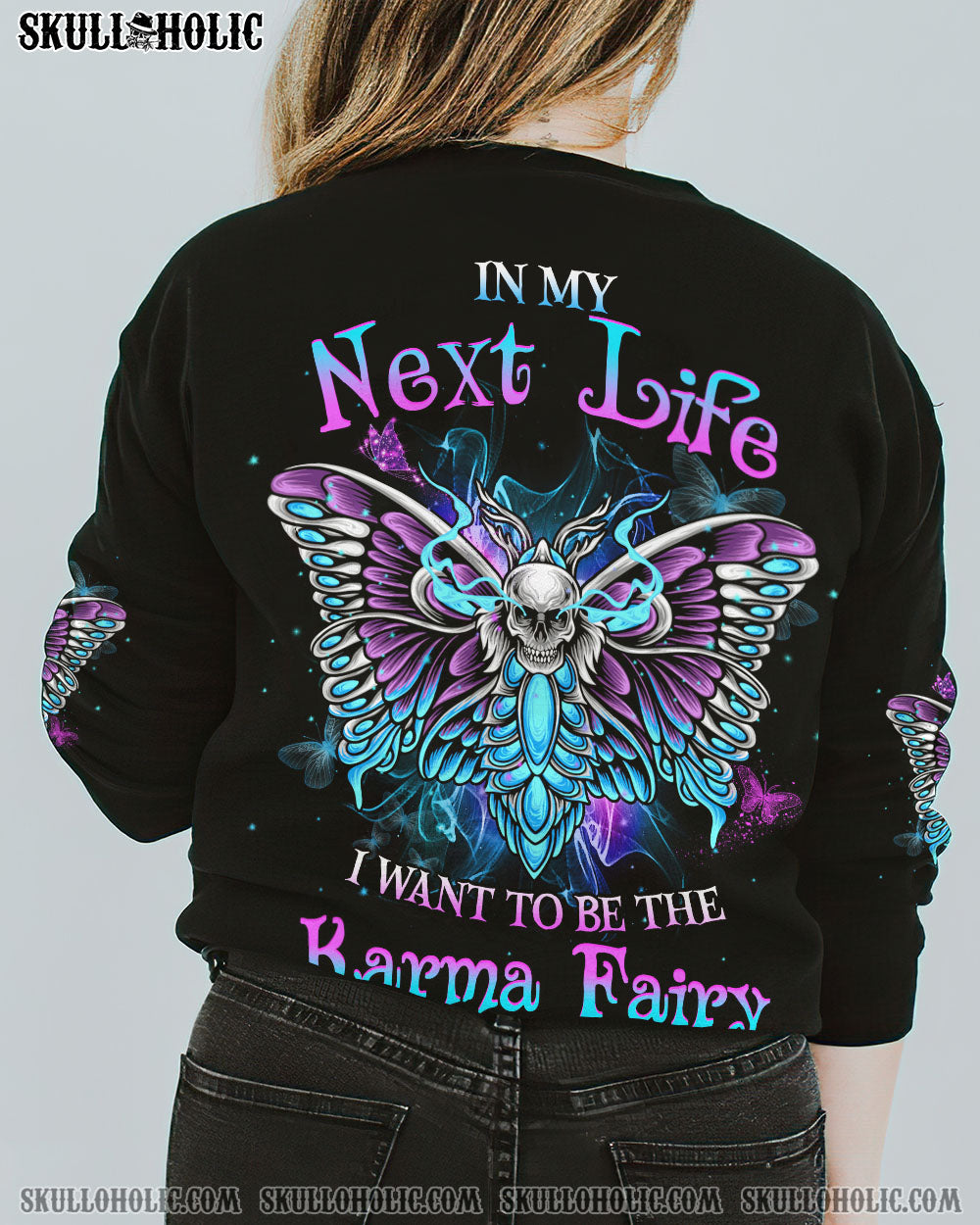 KARMA FAIRY SKULL ALL OVER PRINT – YHHG0702231