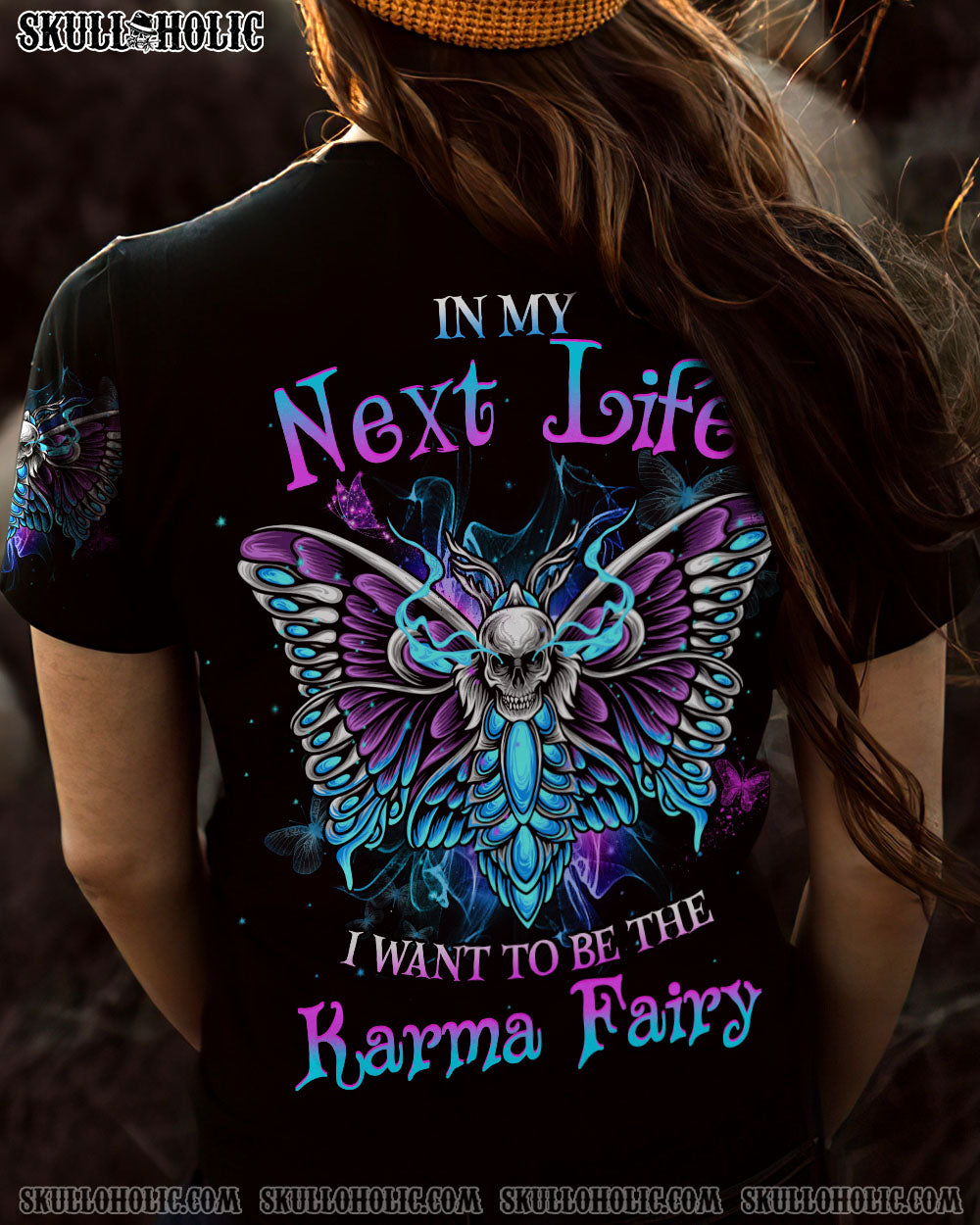KARMA FAIRY SKULL ALL OVER PRINT – YHHG0702231