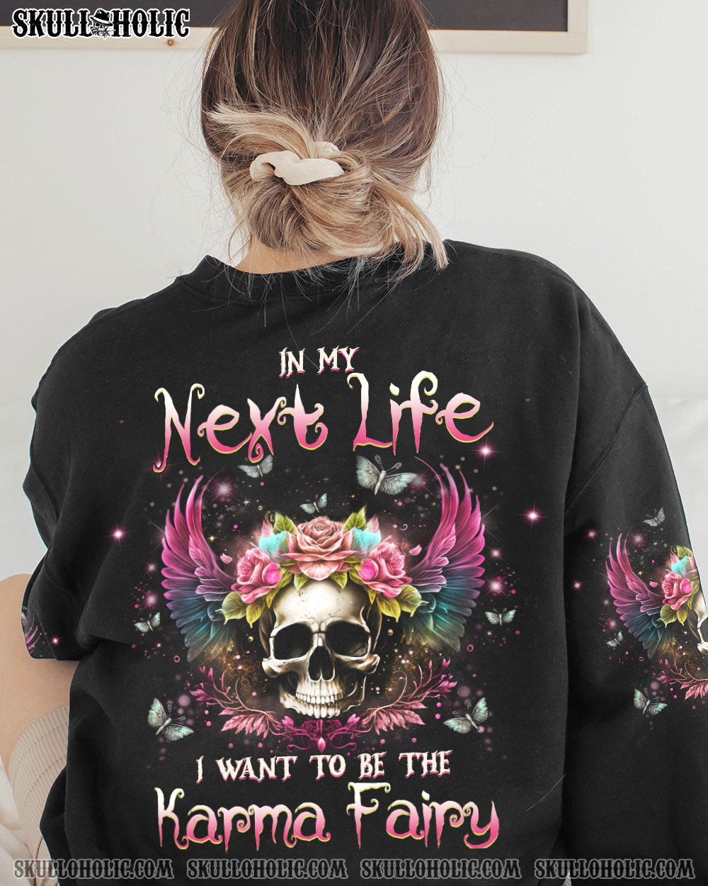 KARMA FAIRY SKULL ALL OVER PRINT – YHHG0702235