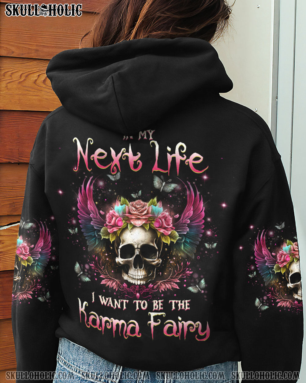 KARMA FAIRY SKULL ALL OVER PRINT – YHHG0702235