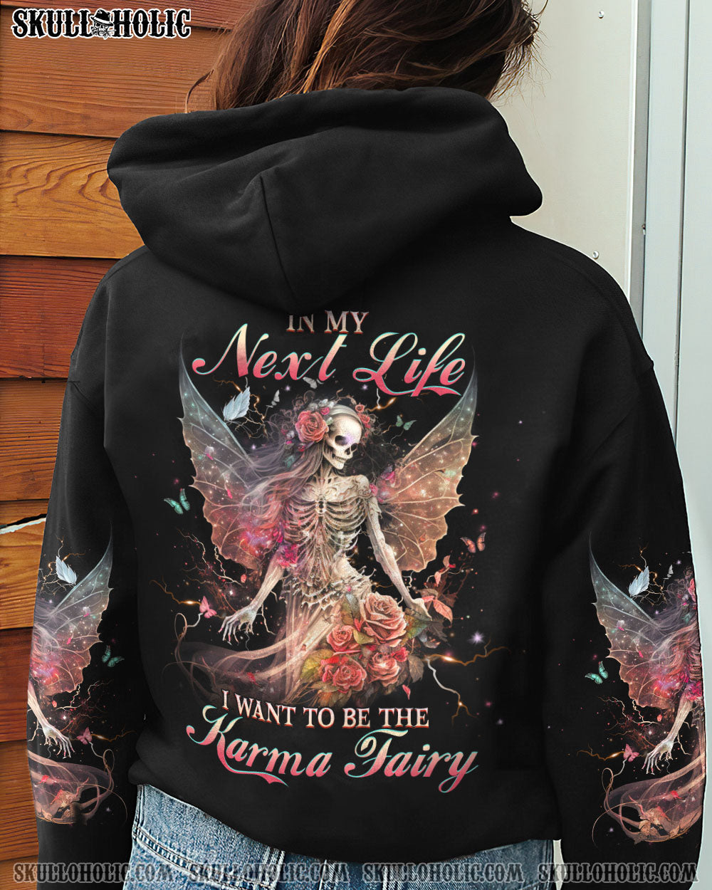 KARMA FAIRY SKULL ALL OVER PRINT – YHHG0903234