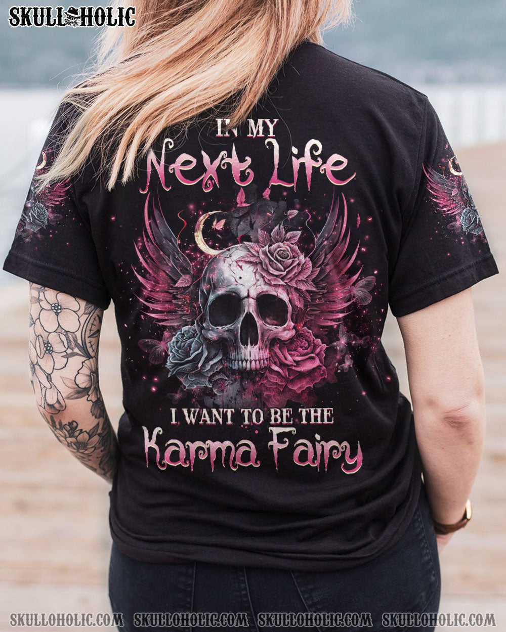 KARMA FAIRY SKULL ALL OVER PRINT – YHHG1302232
