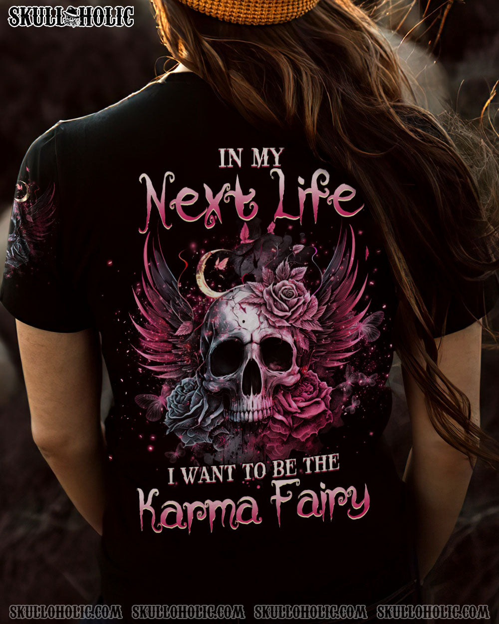KARMA FAIRY SKULL ALL OVER PRINT – YHHG1302232