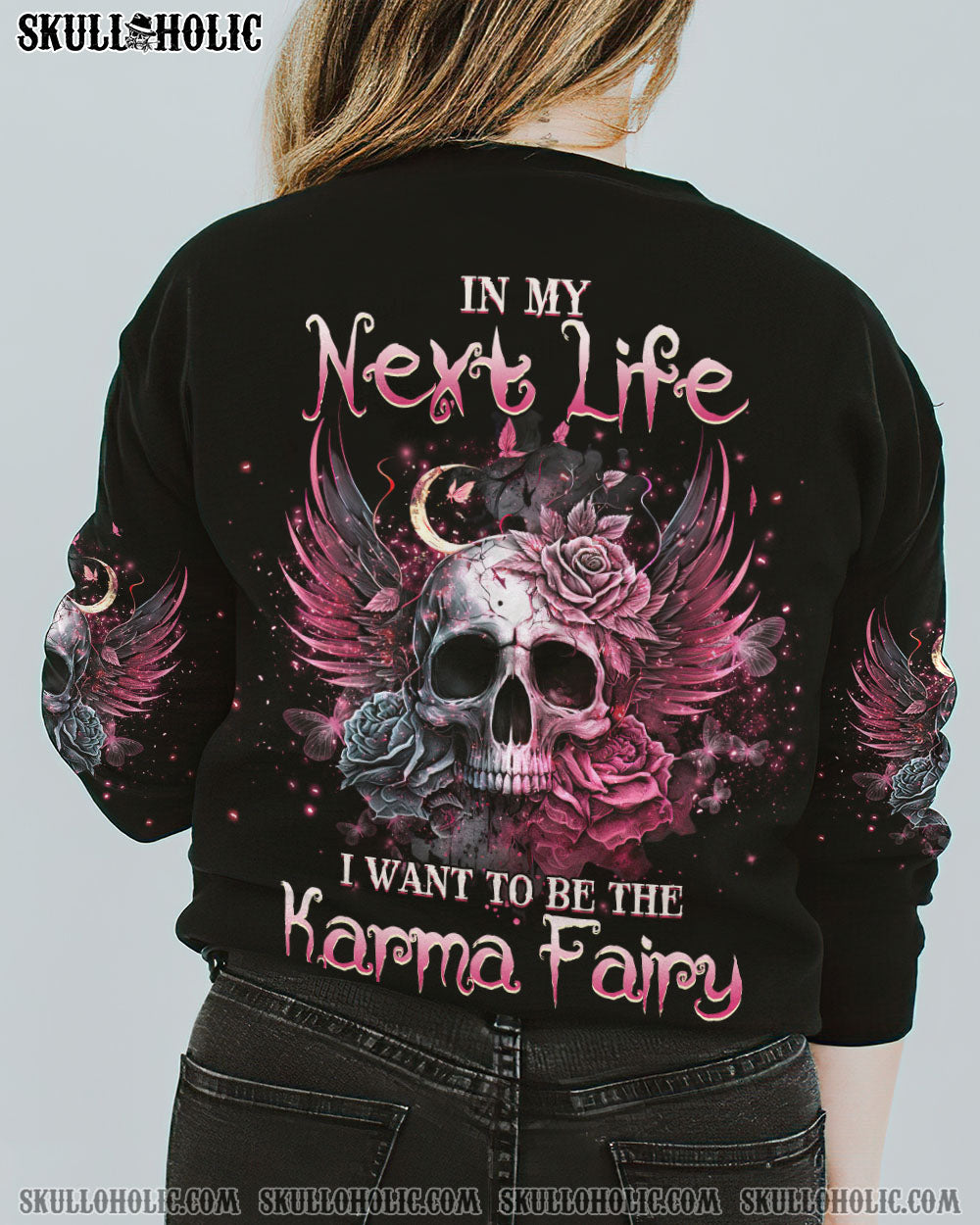 KARMA FAIRY SKULL ALL OVER PRINT – YHHG1302232