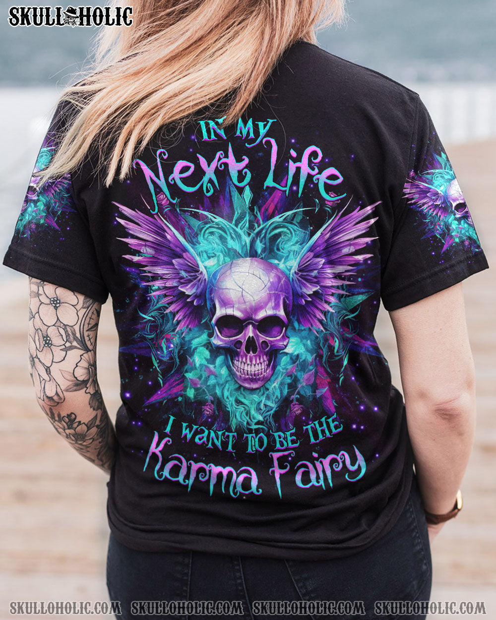 KARMA FAIRY SKULL ALL OVER PRINT – YHHG2007232