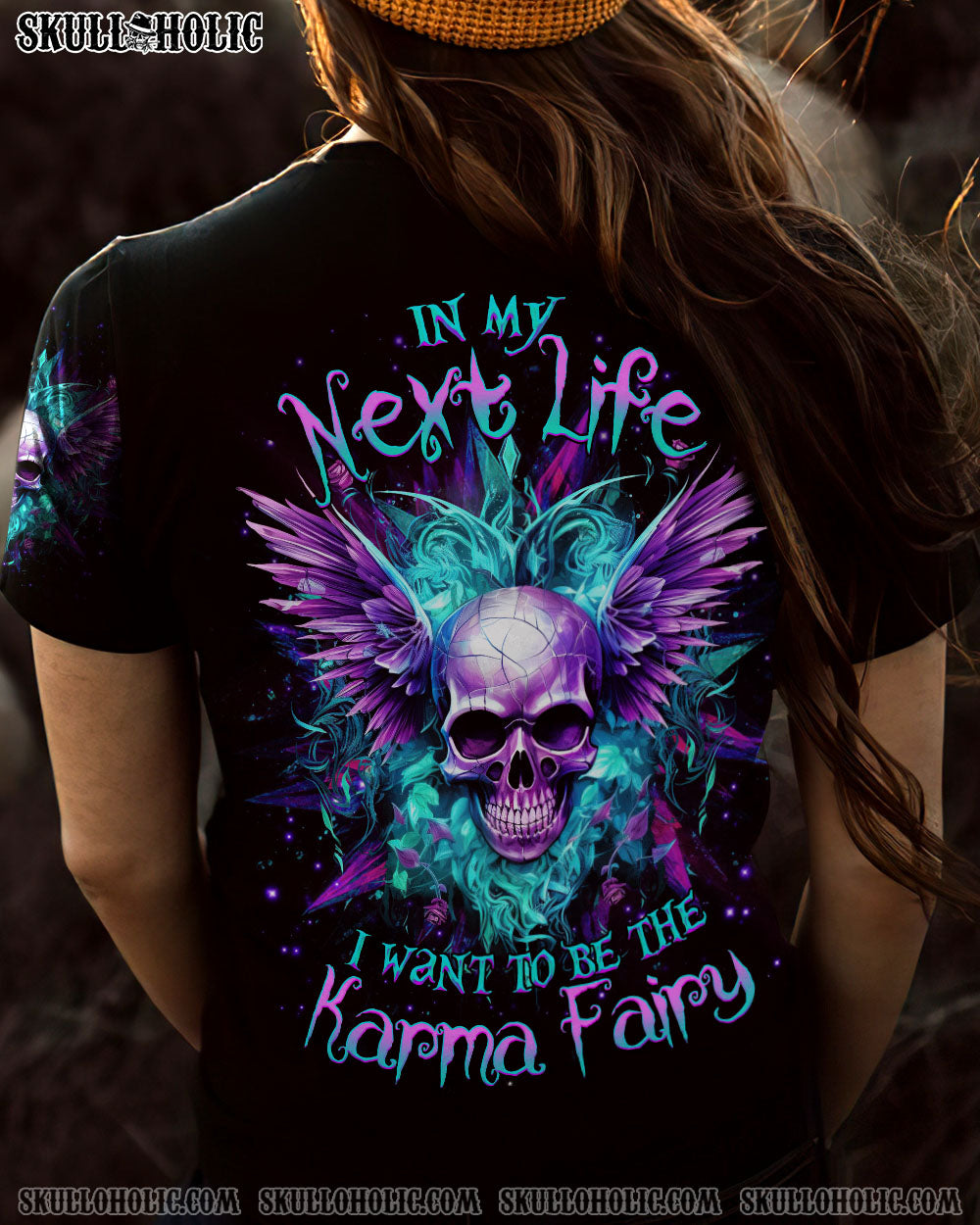 KARMA FAIRY SKULL ALL OVER PRINT – YHHG2007232
