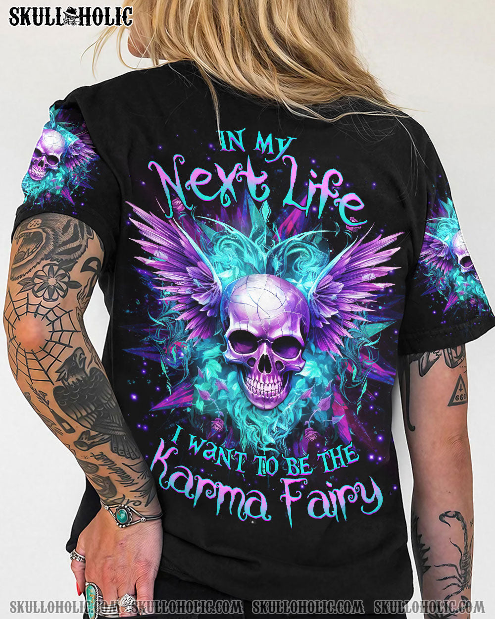 KARMA FAIRY SKULL ALL OVER PRINT – YHHG2007232