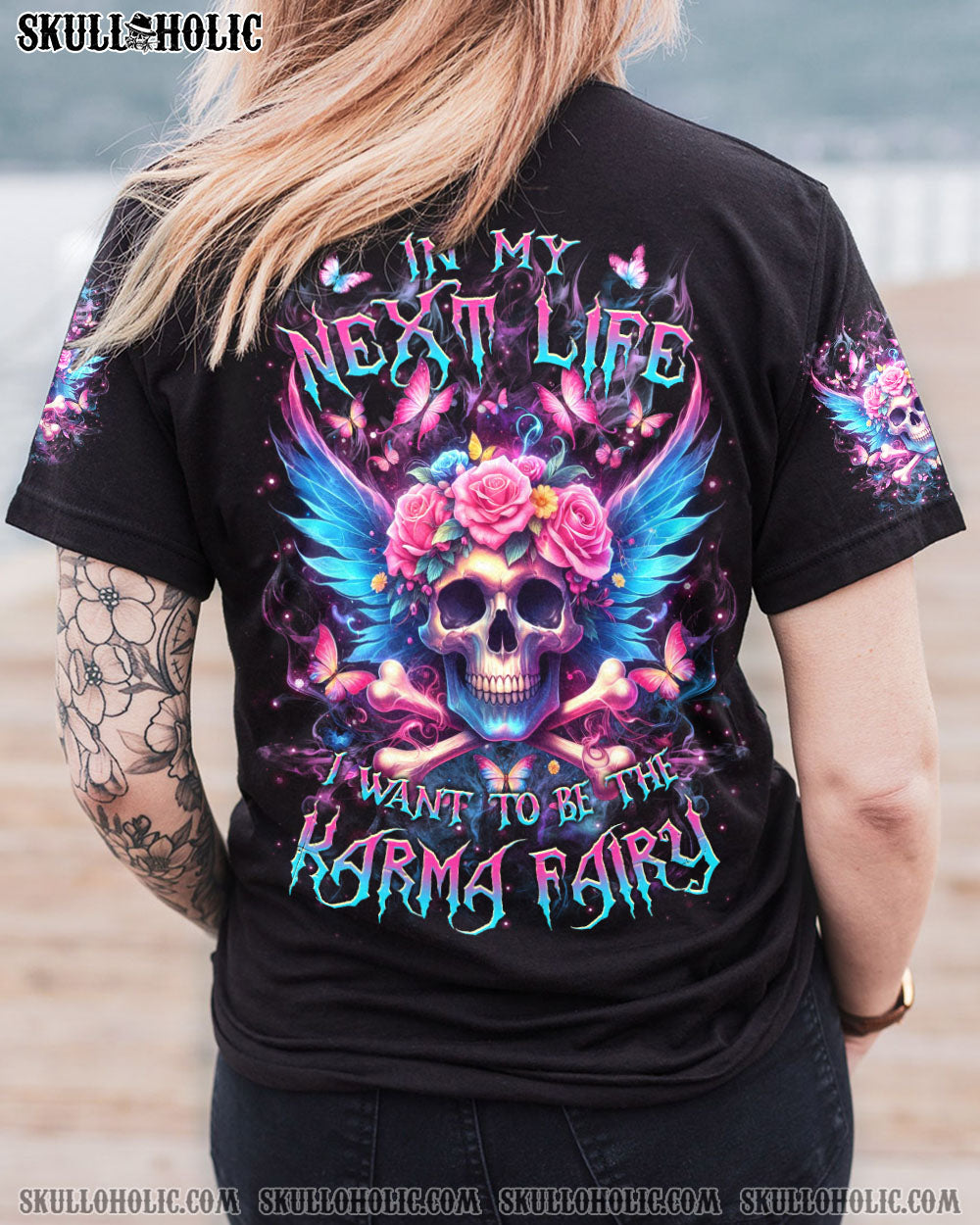 KARMA FAIRY SKULL ALL OVER PRINT – YHKD0703244
