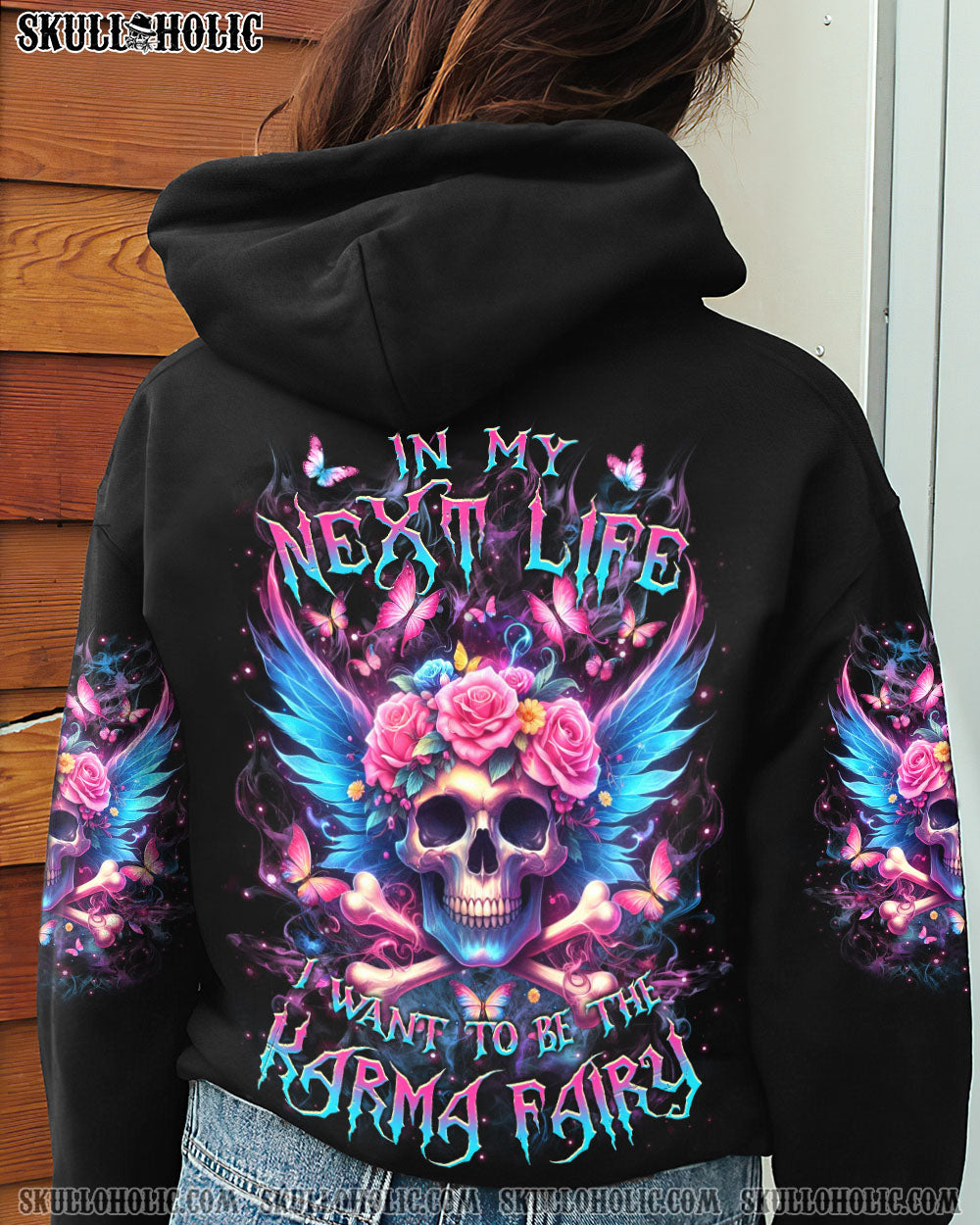 KARMA FAIRY SKULL ALL OVER PRINT – YHKD0703244