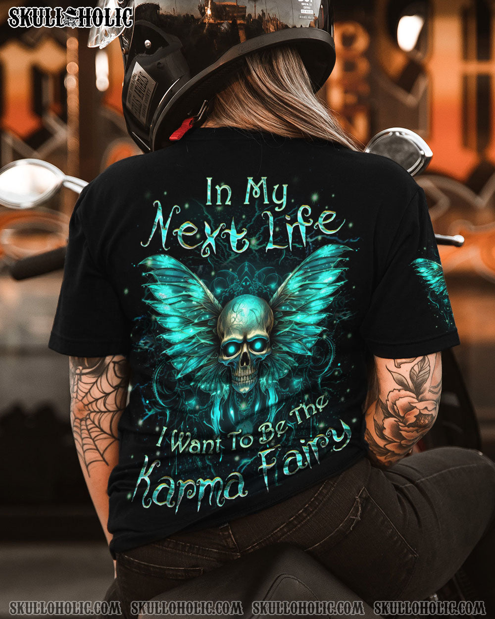 KARMA FAIRY SKULL ALL OVER PRINT – YHKD1711232