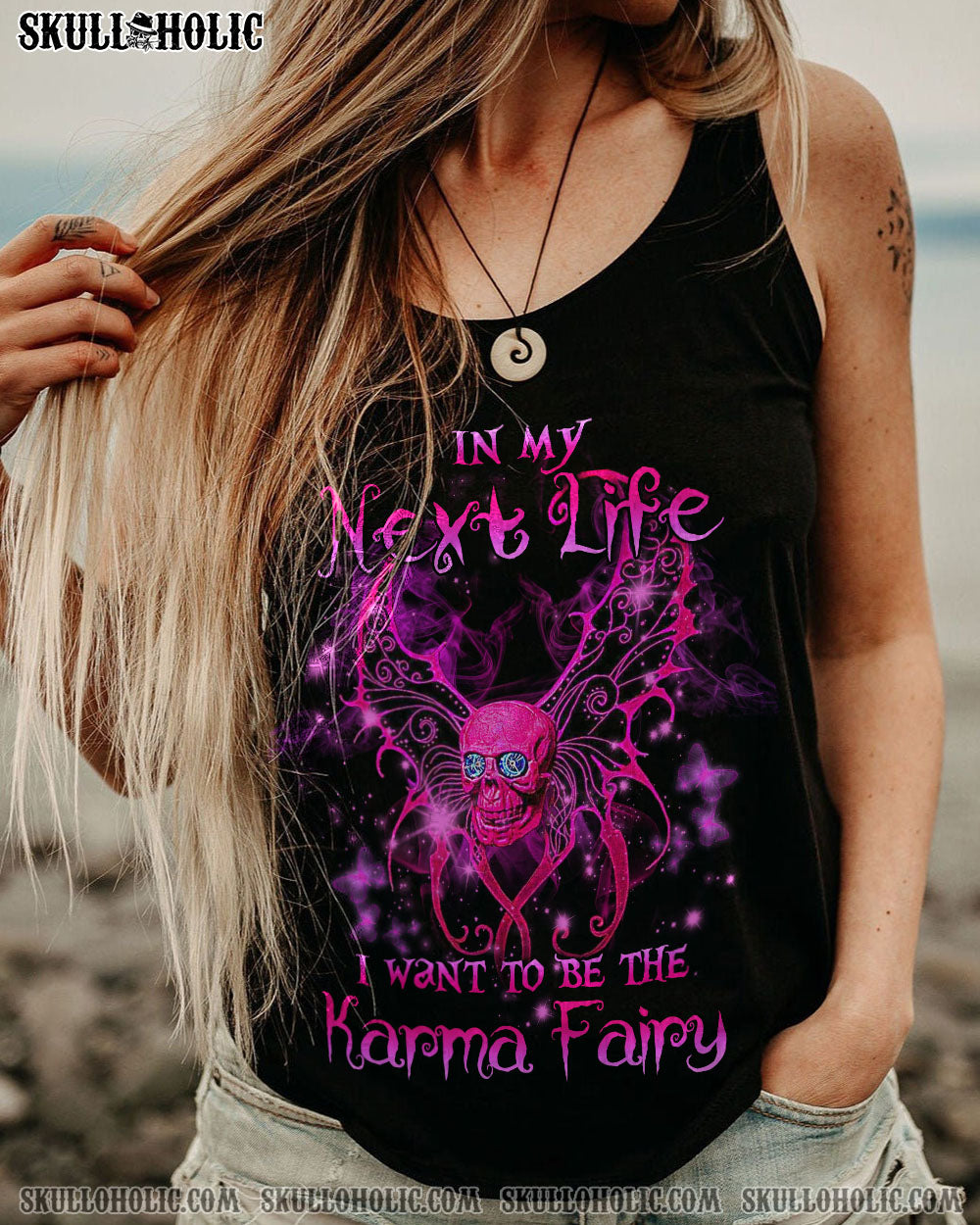 KARMA FAIRY SKULL ALL OVER PRINT – YHLN2212223