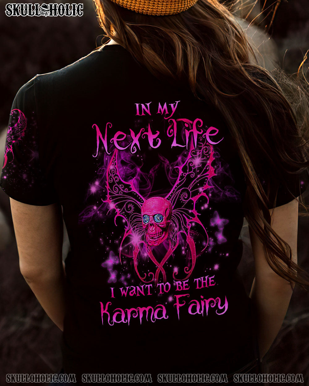 KARMA FAIRY SKULL ALL OVER PRINT – YHLN2212223
