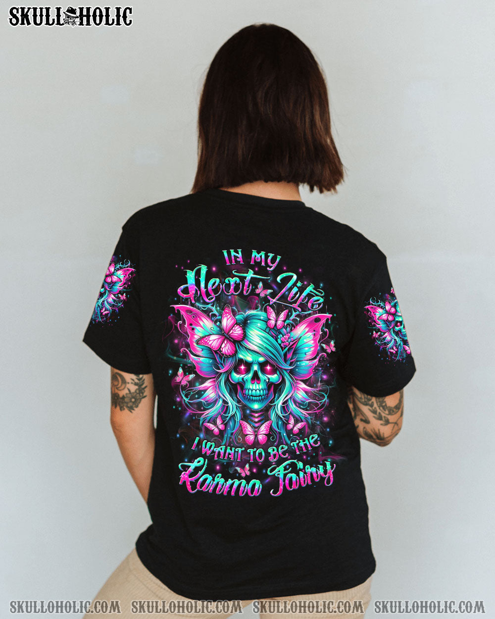 KARMA FAIRY SKULL ALL OVER PRINT – YHLT1904243